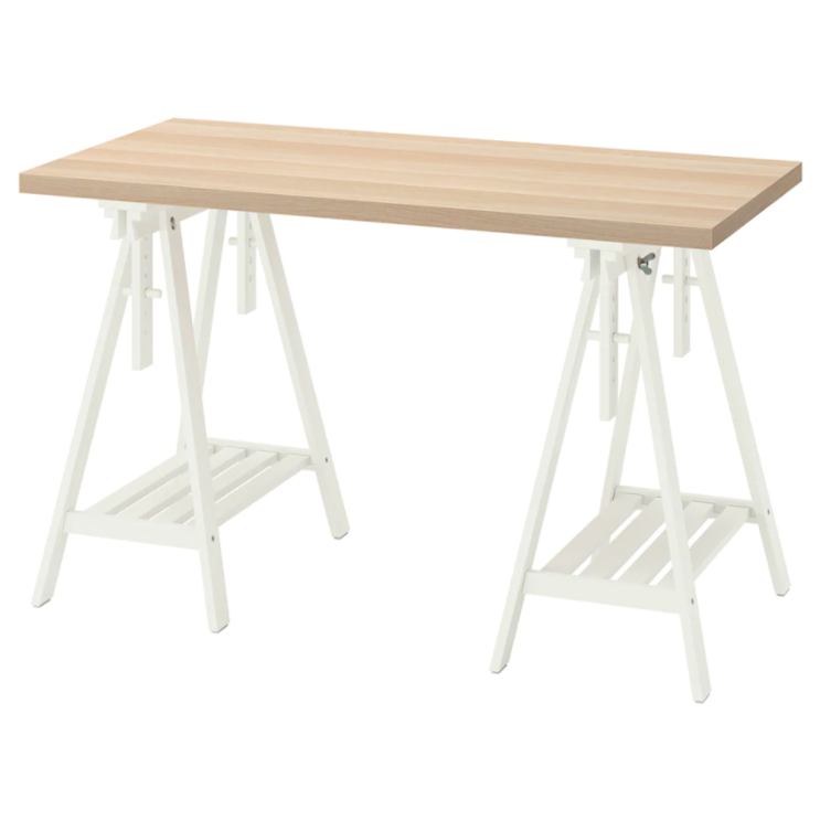 인기있는 LAGKAPTEN MITTBACK 락캅텐 미트바크 책상 120x60 cm, 참나무무늬, 화이트원목 094.167.97 좋아요 인기있는 LAGKAPTEN MITTBACK 락캅텐 미트바크 책상 120x60 cm, 참나무무늬, 화이트원목 094.167.97 좋아요