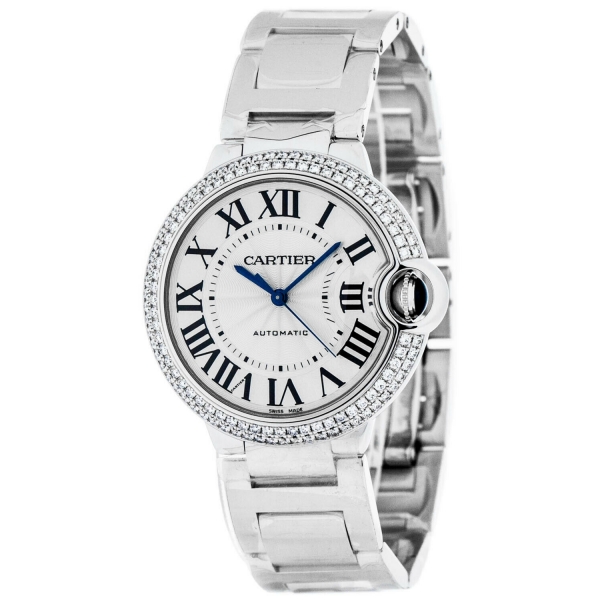 갓성비 좋은 123751 / Cartier WE9006Z3 Ballon Bleu Diamond Automatic 남녀공용 18kt White Gold Watch New 추천합니다