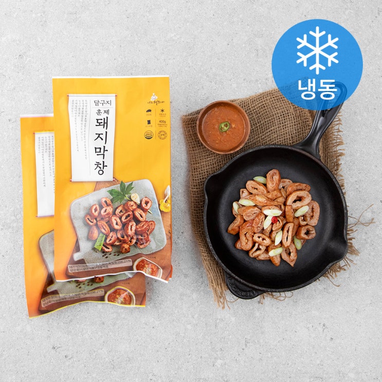 최근 인기있는 달구지 훈제 돼지막창 (냉동), 400g, 2팩 추천합니다