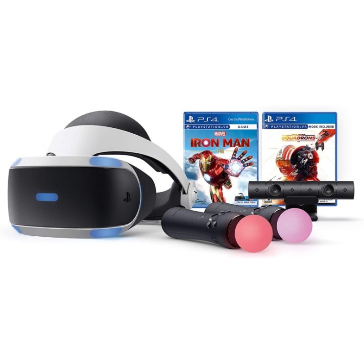 잘팔리는 PlayStation VR 아이언맨과 스타워즈 세트 PS4 & PS5와 호환: VR 헤드셋 카메라 무브 모션 컨트롤, 1 추천합니다