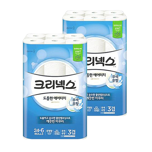 인지도 있는 크리넥스 도톰한 에어터치 27m x 30롤, 2팩 추천해요 인지도 있는 크리넥스 도톰한 에어터치 27m x 30롤, 2팩 추천해요
