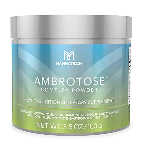 후기가 좋은 미국 Mannatech 매나테크 어드밴스드 글리코영양소 당영양소 엠브로토스 파우더 New Ambrotose Complex Powder 3.5oz (100g), 1개,