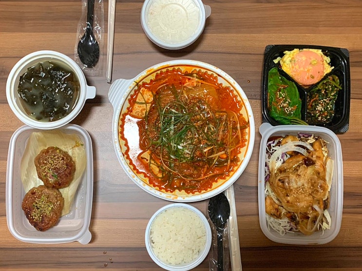  [배달/광주] 푸~짐한 광주김치찜 맛집 상무지구 쌍촌동 고등어 김치찜 '장독대'