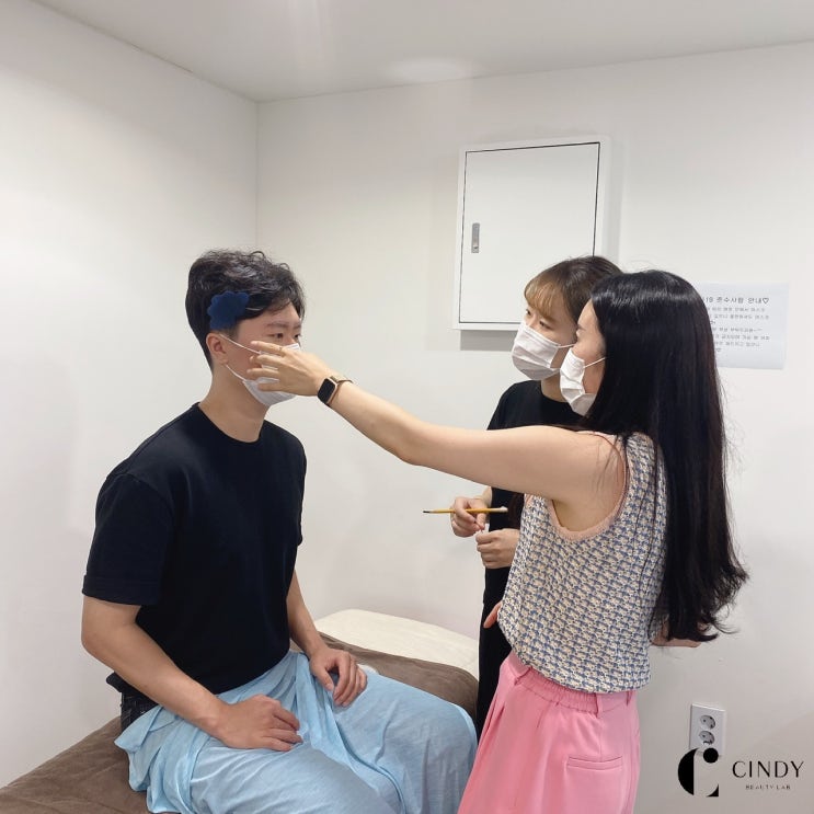  수원에스테틱 신디뷰티랩 반영구화장 창업 정규반 디자인 수업 중