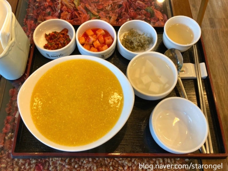  [종로5가역] 몸이 아플땐 죽집을 찾아서-죽이야기 종로5가점(메뉴판, 단호박죽)