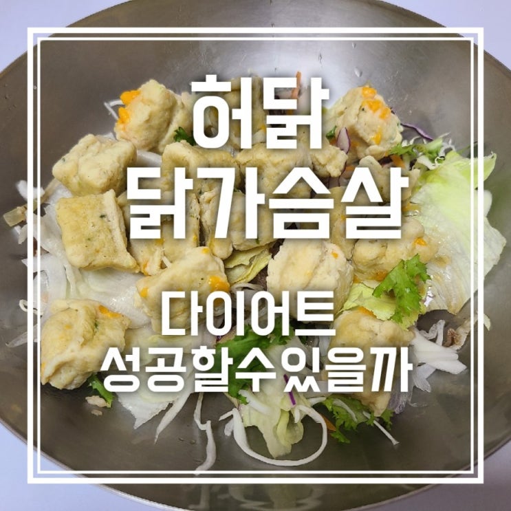허닭 닭가슴살큐브 다이어트 성공할 수 있을까 허닭 닭가슴살큐브 다이어트 성공할 수 있을까