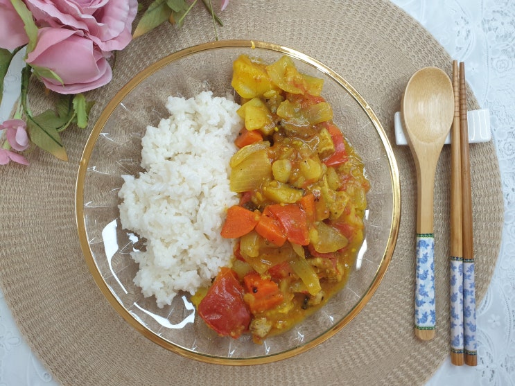  토마토 카레 맛있게 만드는법 실패 없는 무수분 카레라이스 만들기