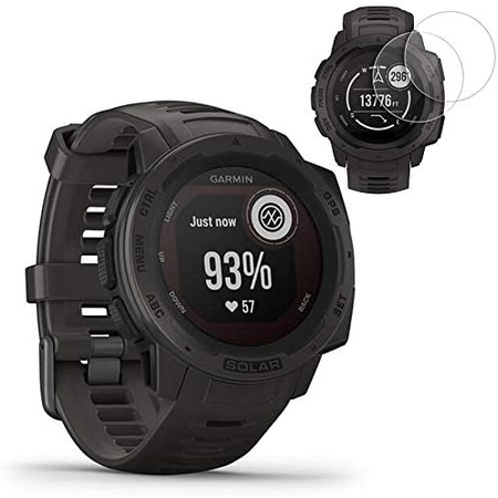 가성비 좋은 Garmin Instinct Solar Smartwatch Tactical Edition(010-02293-13) w 2X Screen Protectors PROD12