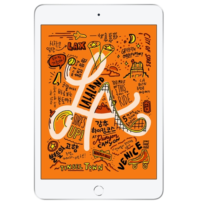 선호도 높은 Apple iPad mini 5세대, Wi-Fi+Cellular, 64GB, 실버 ···