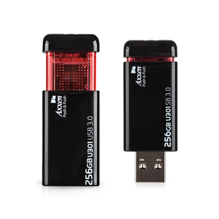 가성비 뛰어난 액센 U301 초고속 클릭형 USB3.0메모리 16GB~256GB [레이저각인 무료], 32GB 추천해요