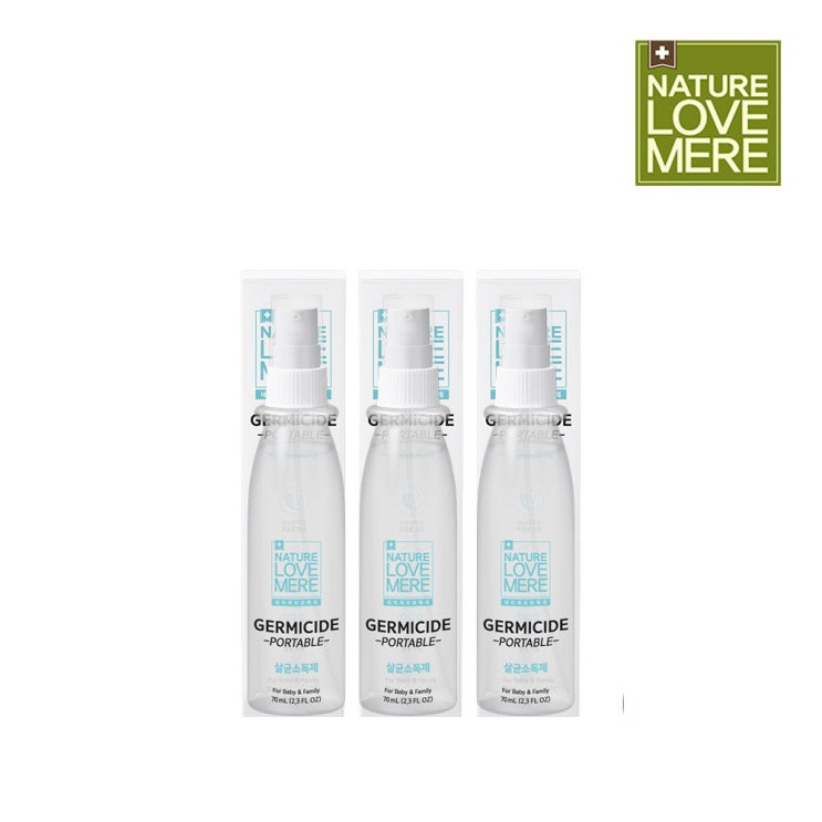 리뷰가 좋은 네이쳐러브메레 고수준 유아 뿌리는 살균소독제 휴대용 70ml, 3개 ··· 리뷰가 좋은 네이쳐러브메레 고수준 유아 뿌리는 살균소독제 휴대용 70ml, 3개 ···