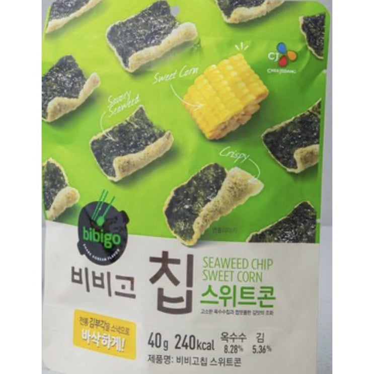 많이 팔린 CJ제일제당 비비고칩 스위트콘 40(전통 김부각을 스낵으로 바삭하게)간식/안주, 1개 좋아요 많이 팔린 CJ제일제당 비비고칩 스위트콘 40(전통 김부각을 스낵으로 바삭하게)간식/안주, 1개 좋아요