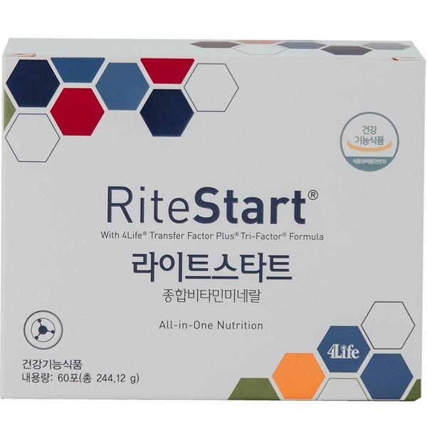  리뷰가 좋은 4Life h 라이트스타트 종합 비타민 미네랄 60포 좋아요