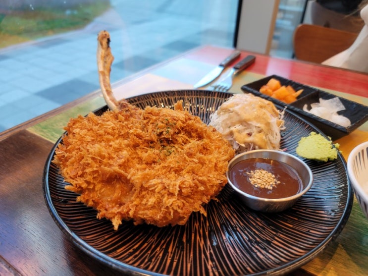  인천 송도 맛집 오유미당에서 토마호크 돈카츠를!