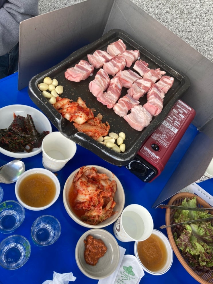 을지로 다전식당 세운상가 야외 삼겹살 맛집 feat. 을지OB베어 맥주 호프