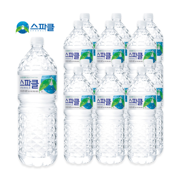 리뷰가 좋은 스파클 생수, 2L, 60개 좋아요 리뷰가 좋은 스파클 생수, 2L, 60개 좋아요