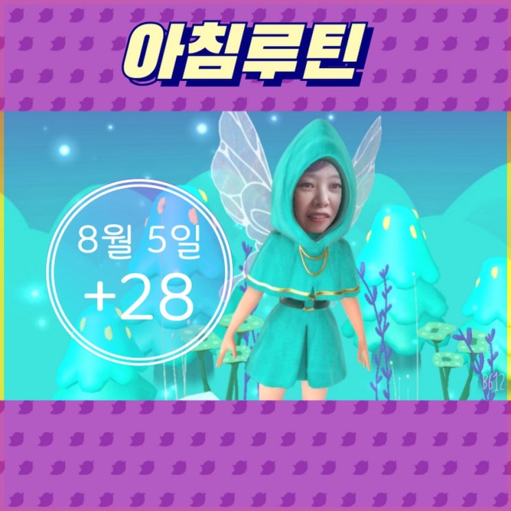  8월 5일 아침루틴