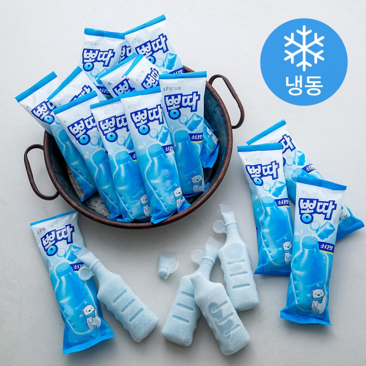 가성비갑 빙그레 뽕따 소다 아이스크림 (냉동), 130ml, 35개 추천해요 가성비갑 빙그레 뽕따 소다 아이스크림 (냉동), 130ml, 35개 추천해요