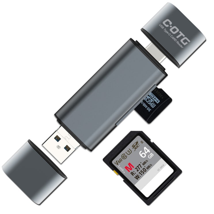잘팔리는 UM2 C타입 OTG 멀티 카드 리더기 USB3.0 SD카드리더 TF카드리더 UMOTG3 좋아요