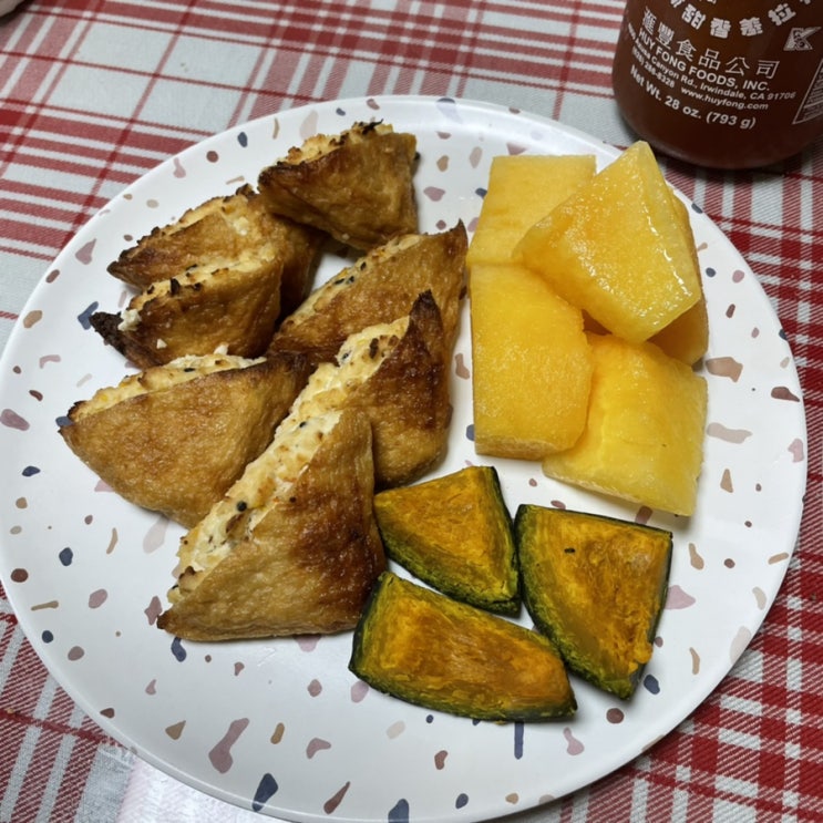  두부 닭가슴살 유부초밥 에어프라이어로 100배 맛있게 먹기!