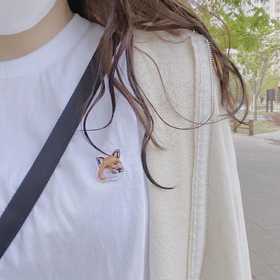  최근 많이 팔린 여우 헤드 패치 반팔티 추천합니다