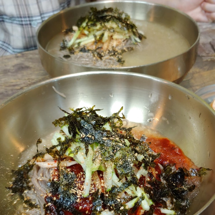 신당 중앙시장 맛집 황금막국수(가성비최고)