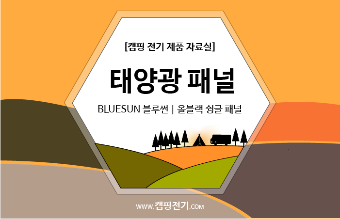  [태양광 패널] BLUESUN 블루썬 | 올블랙 슁글 패널