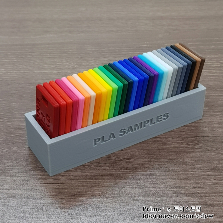 PLA 필라멘트 샘플 (솔츠 PLA, 덕유 PLA+)