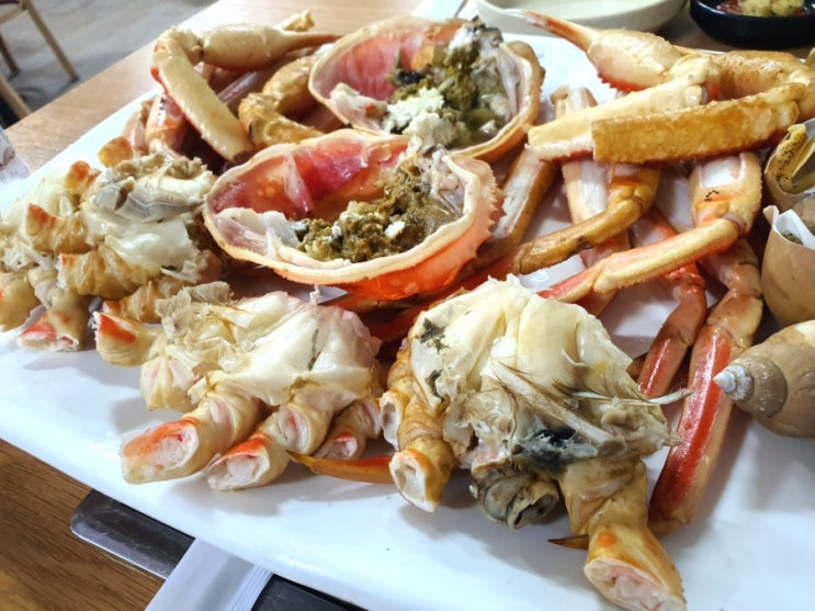  [맛집] 삼척 대게 잘 찌는 매운탕 맛집, 대게, 골뱅이, 도루묵구이, 멍게, 해삼, 오징어, 세꼬시 너무죠타~