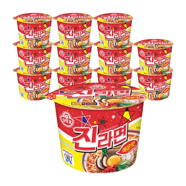 인기 급상승인 진라면 매운맛 용기 110g, 12개 추천해요