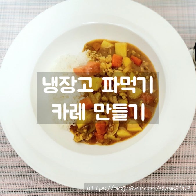 백종원 카레 만들기, 냉장고 파먹기 하는 날!