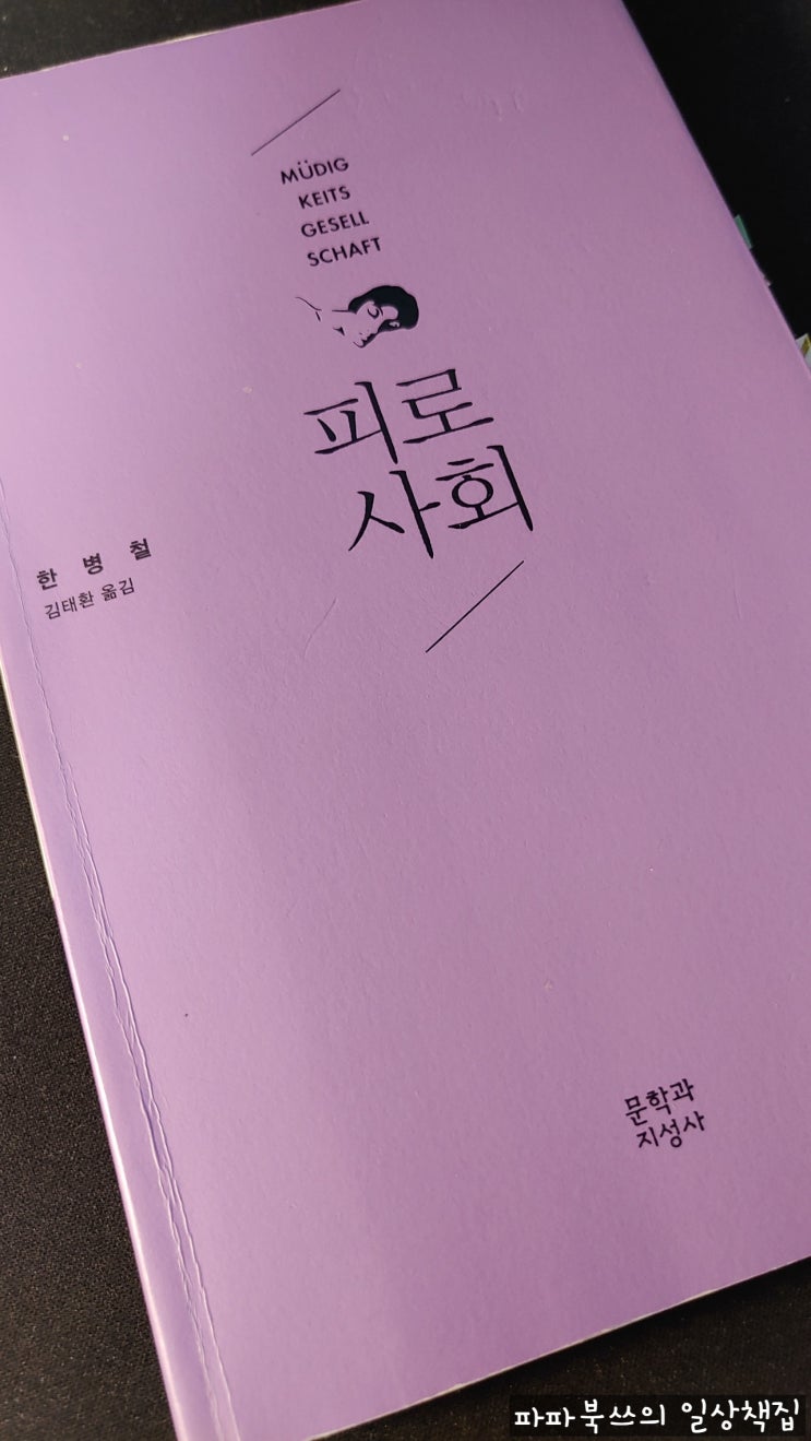  한병철 피로사회 긍정의 과잉으로 인한 우울한 성과사회