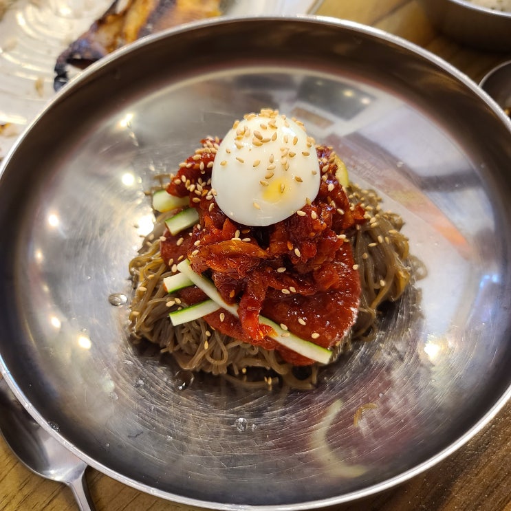  고잔동 또와유 명태조림 점심 메뉴 :: 생선구이(갈치구이백반), 명태 회냉면