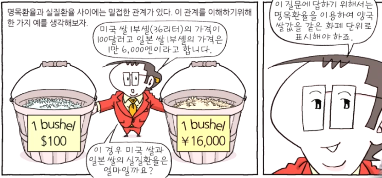  [경제공부][맨큐의 경제학] 화폐와 환율의 작동원리 - 개방경제와 환율(3) - 실질환율과 명목환율