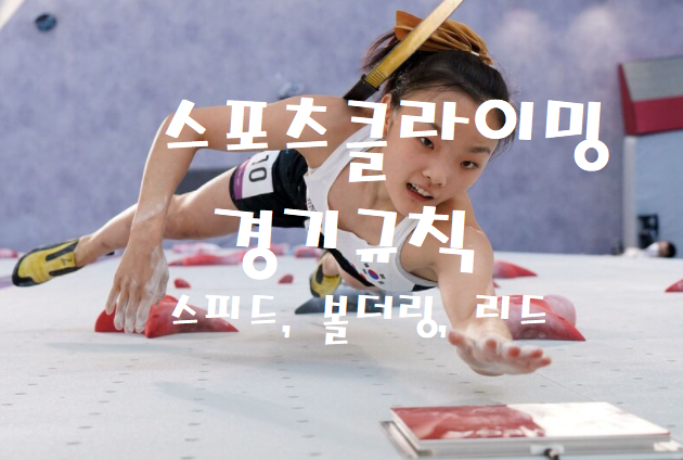  도쿄올림픽 스포츠클라이밍 경기 방법, 규칙, 스피드,볼더링, 리드. 세계신기록, 올림픽신기록