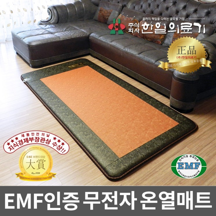 의외로 인기있는 주식회사 한일의료기 EMF 장미투톤 전기매트 전기장판, 싱글 95x195cm 좋아요