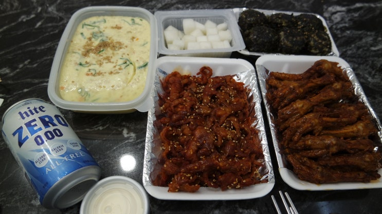  홍천 닭발 맛집 추천 야식 포장 배달 전문점 봉달이닭발