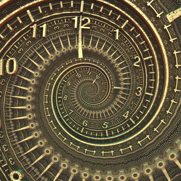  In time, In no time, On time, Over time, Up to time, From time to time의 뜻의 차이를 한방에 이미지로 구별하기