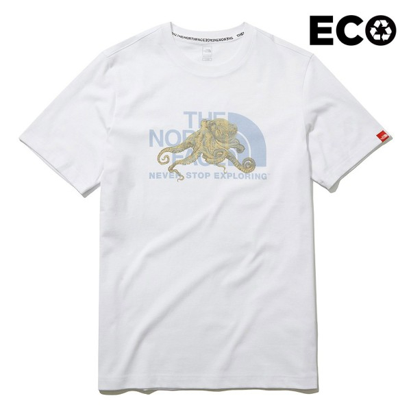 인지도 있는 노스페이스 [공식판매처] 챌린지 워터 반팔 라운드티 (에코티셔츠) 화이트 NT7UL12E 류씨네편집샵 티셔츠 좋아요