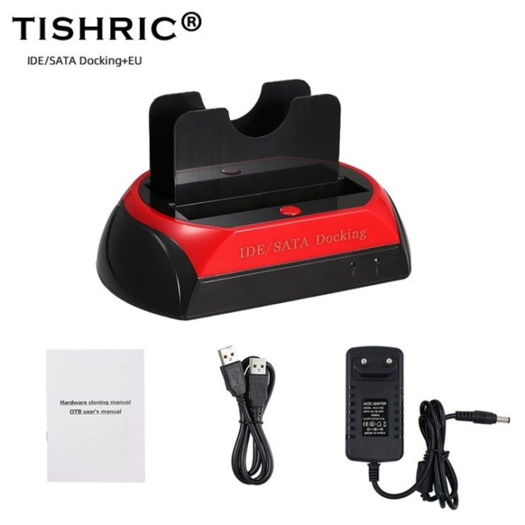 구매평 좋은 TISHRIC IDE SATA 하드 디스크 드라이브 도킹 스테이션 SATA-HDD 인클로저 용 USB 2.0 어댑터 2.5 3.5 인치 하드 디스크 도킹 스테이션 |