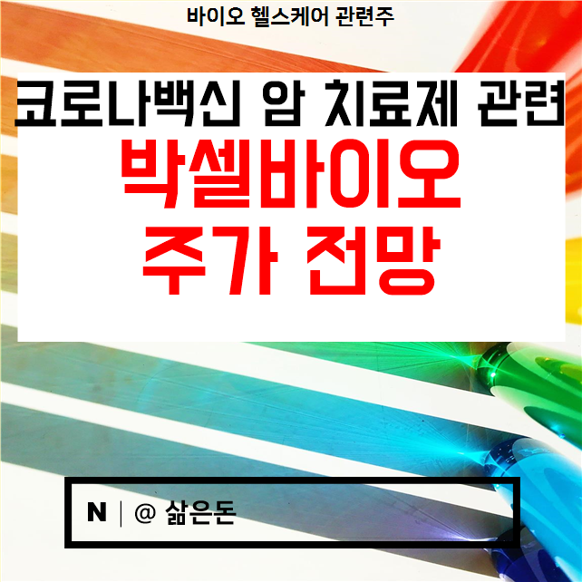  박셀바이오 주가 전망 - 암 환자 치료 세포 개발