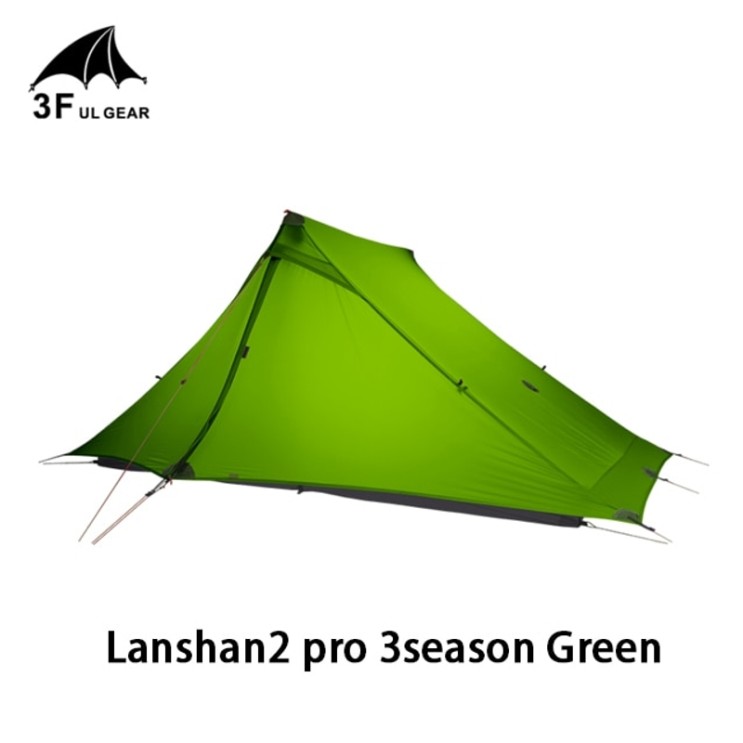 선호도 좋은 3F UL GEAR LanShan 2 pro Tent 2 Person Outdoor Ultralight Camping Tent 3 Season Professional
