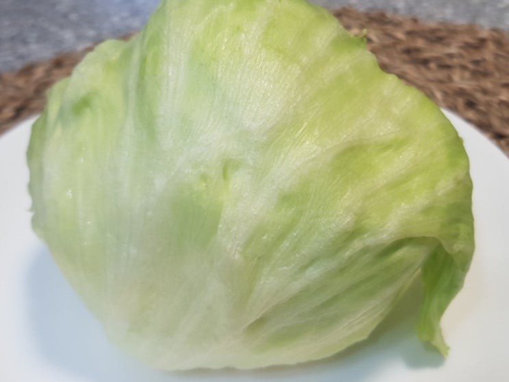  양상추 칼로리 알아본뒤 샌드위치 만들었어요