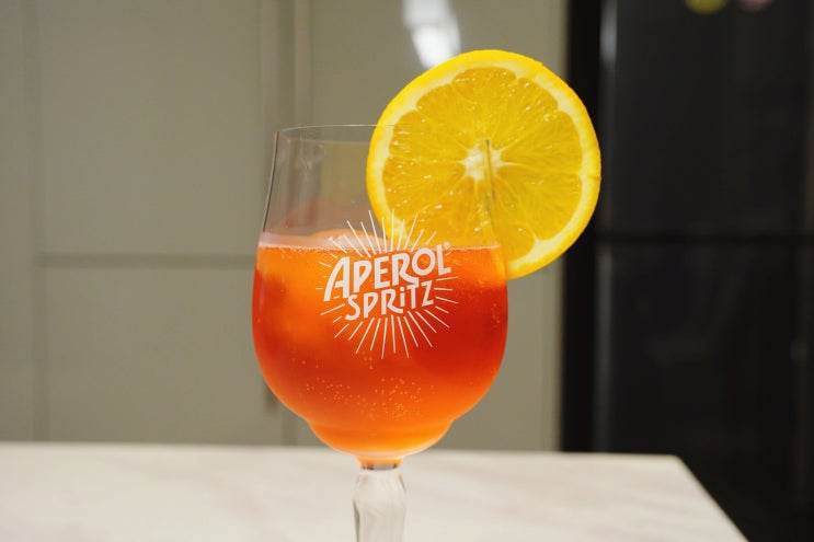  이탈리아 식전주 APEROL 아페롤 스프리츠 칵테일 맛있게 만들어 먹는 방법!