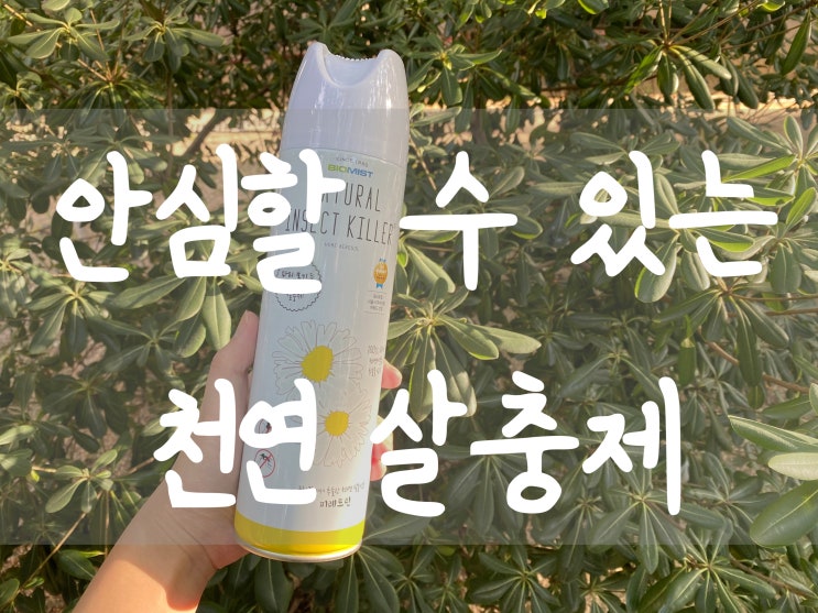  천연살충제 [ 바이오미스트 ] 사용해봤어요!