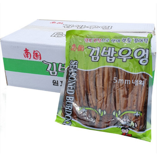 최근 인기있는 남국 우엉조림 5mm이상 김밥우엉조림 1kg-10ea (1박스) 업소용 좋아요