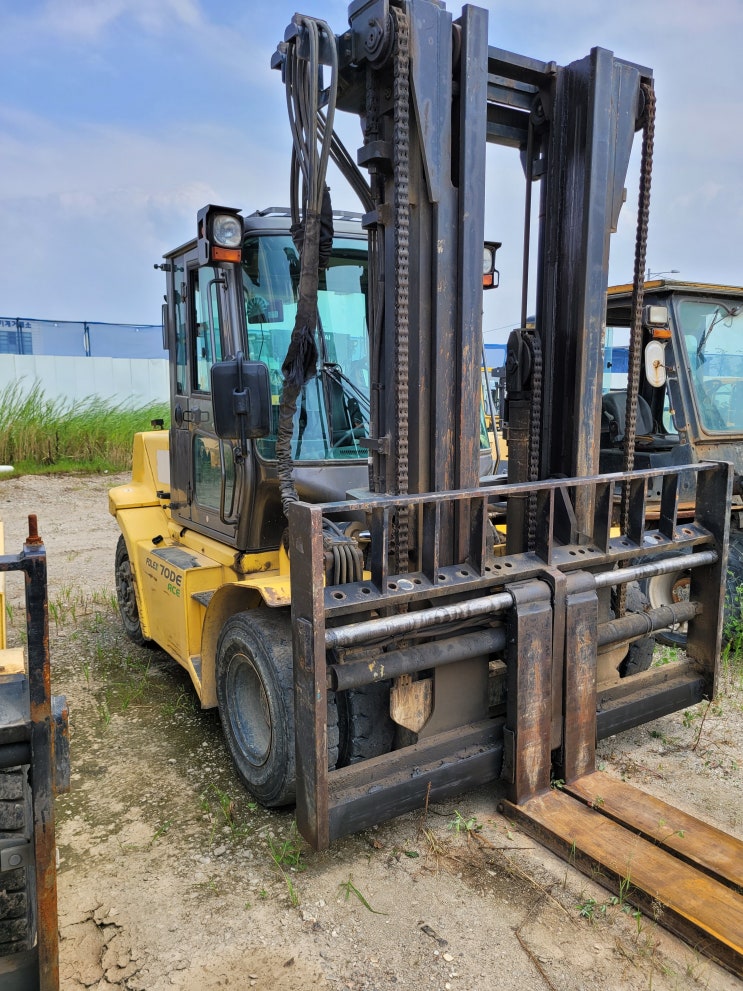  2014년식 7톤 3단 TS560 현대지게차 중고 판매 FOLEX 70DE ACE 지게차 가격 임대/렌탈 전차종 할부
