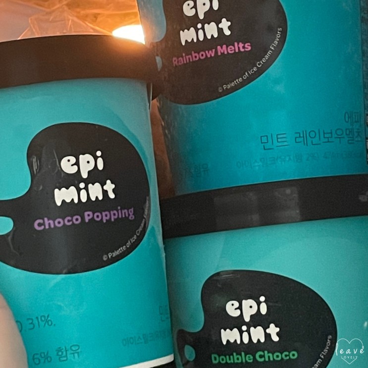 [에피민트(epimint)] / 민트초코 아이스크림 5종 (Mint Flavour Ice cream)