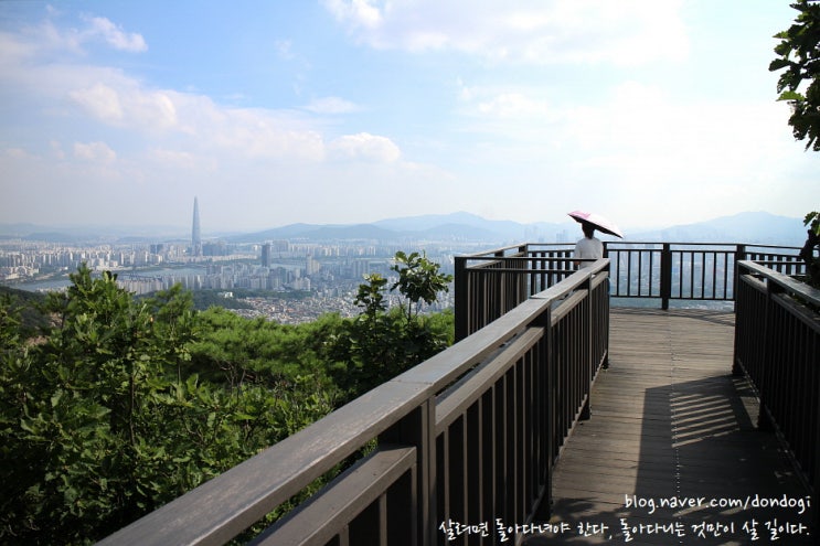  서울 용마산 - 용마산역에서 용마산정, 정상, 긴고랑길을 거쳐 긴고랑공원
