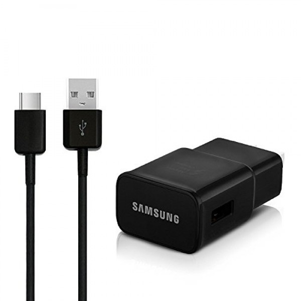 많이 찾는 인증 된 USB Type-C 데이터 및 충전 케이블이있는 Samsung Galaxy Tab S3 15W 용 OEM 적응 형 고속 충전기. (검정 추천해요